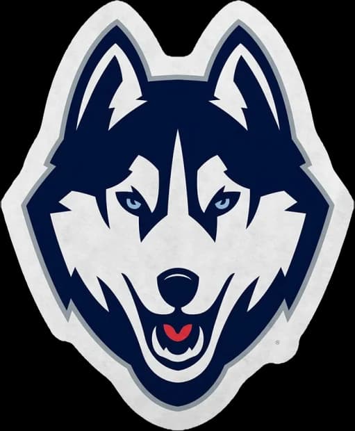 UConn husky sticker